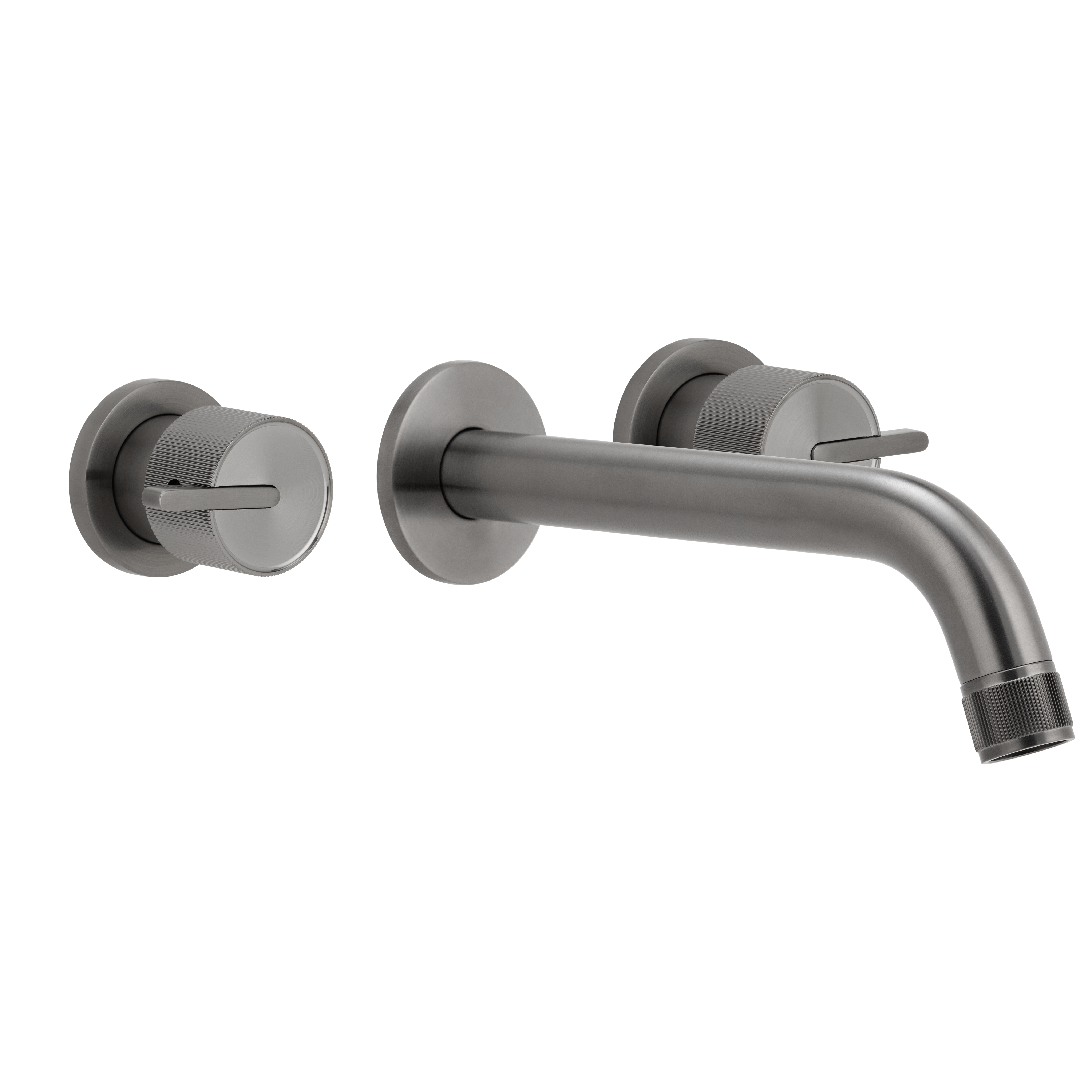 Namika Assembly Taps & Spout Set - Brushed Gunmetal