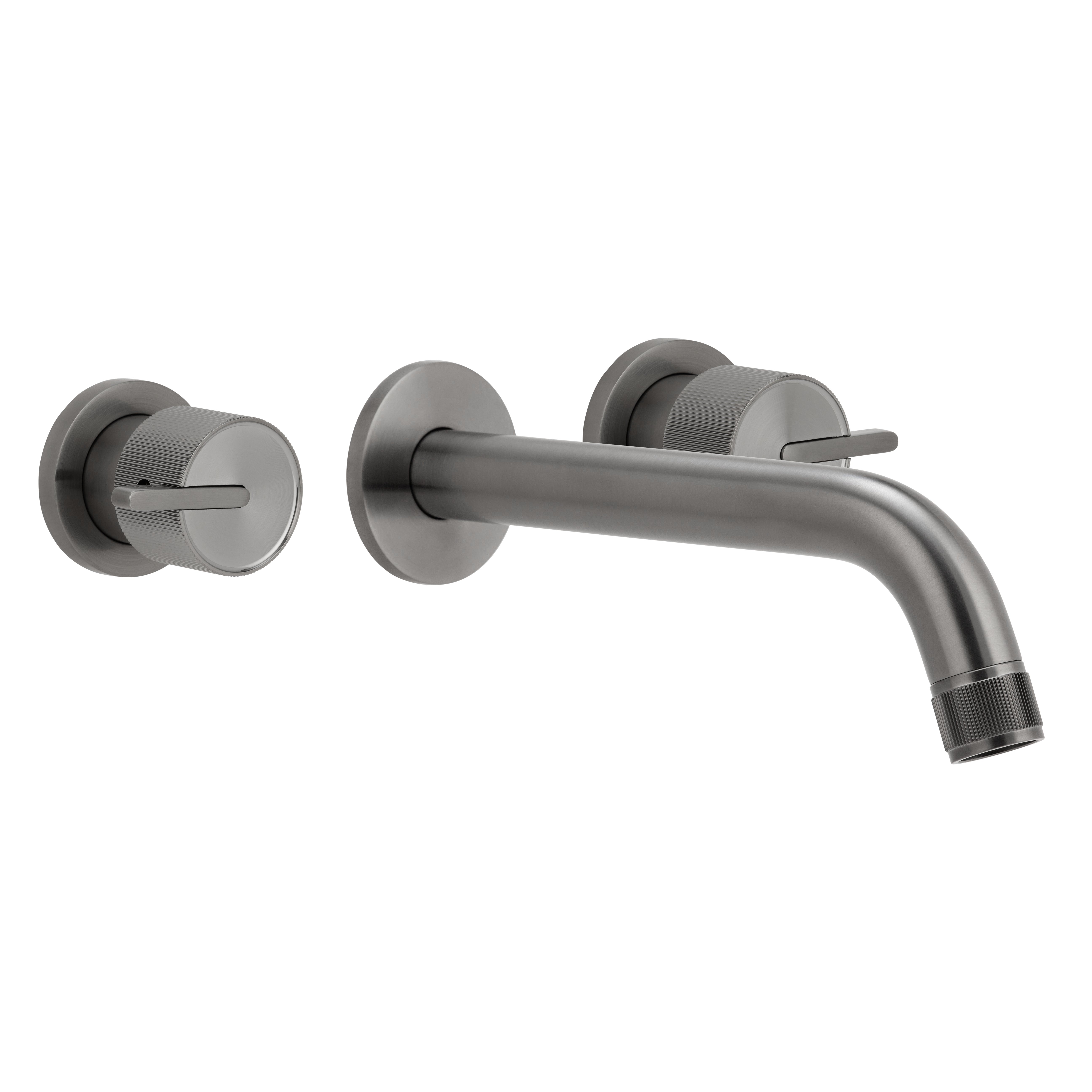 Namika Assembly Taps &amp;amp; Spout Set - Brushed Gunmetal