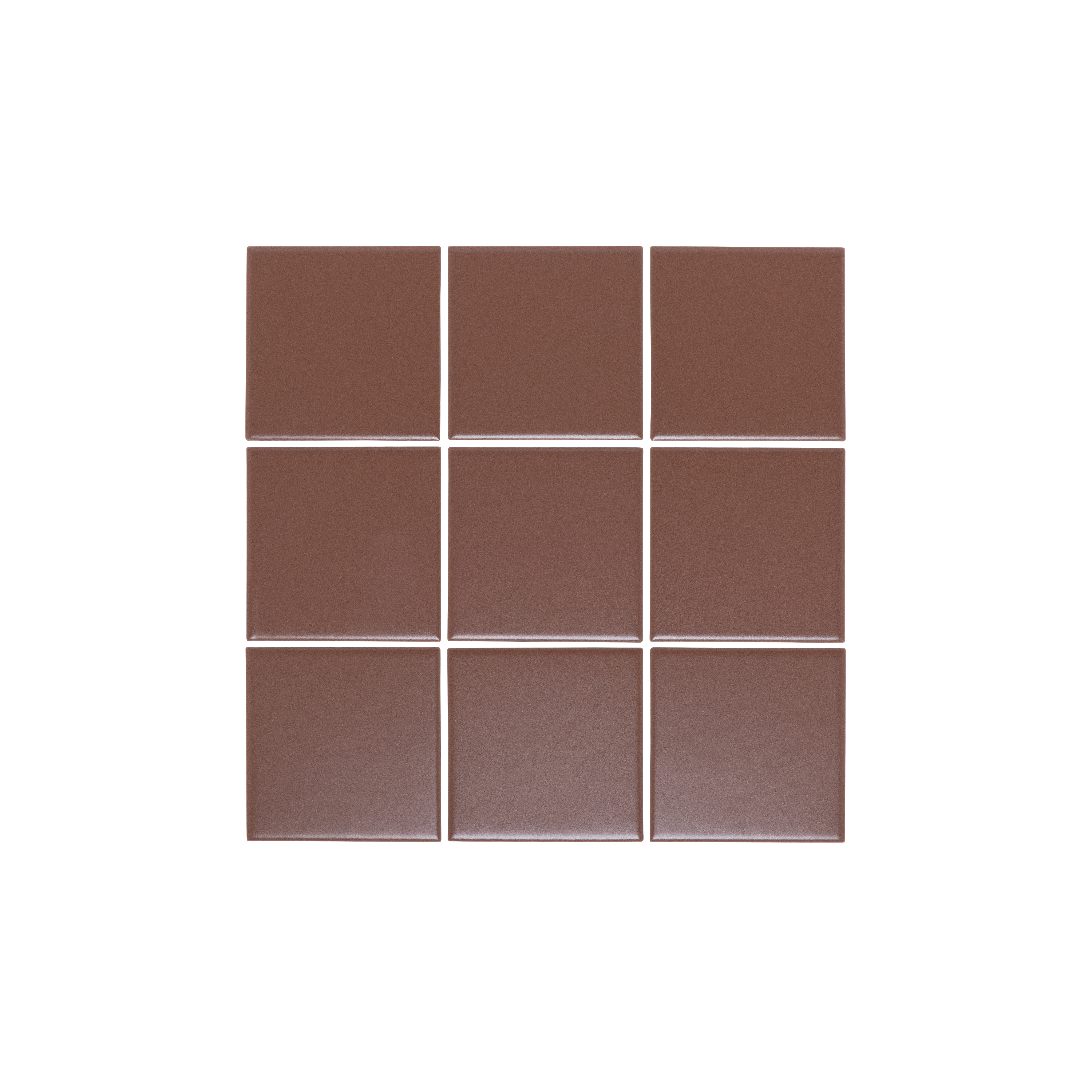 Atami Large Square Mosaic Tile - Chocolate