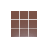Atami Large Square Mosaic Tile 300x300 Chocolate