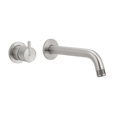 Namika Minimal Mixer & Spout Set - Brushed Nickel