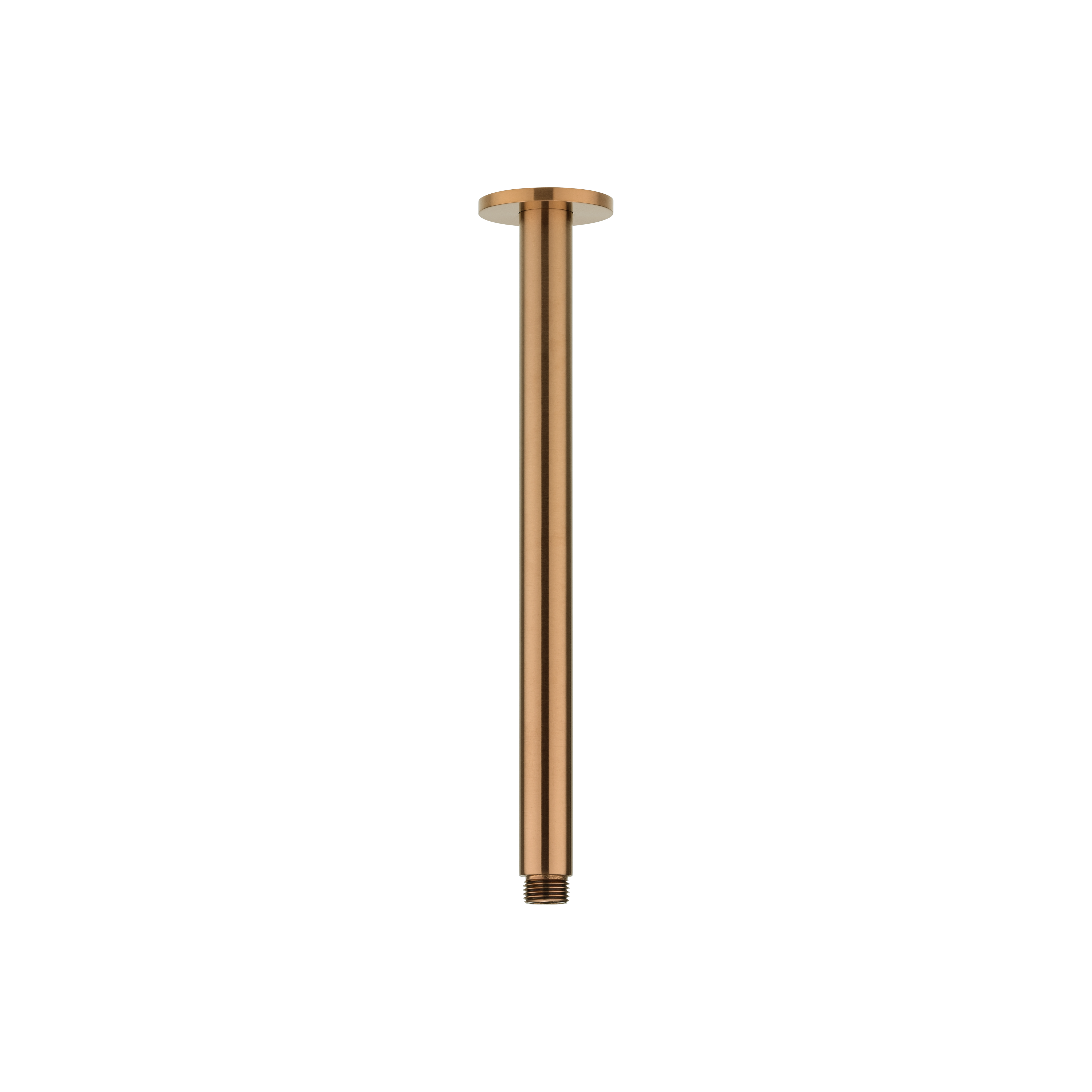 Shower Dropper Round 300mm - Brushed Copper