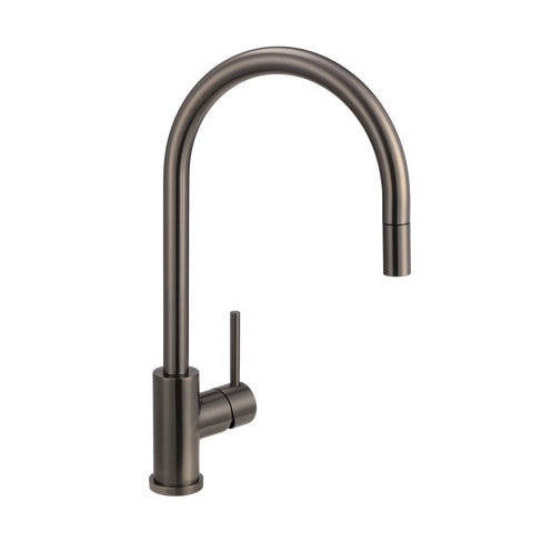 Elysian Commercial Pull-Out Kitchen Mixer - Brushed Gunmetal