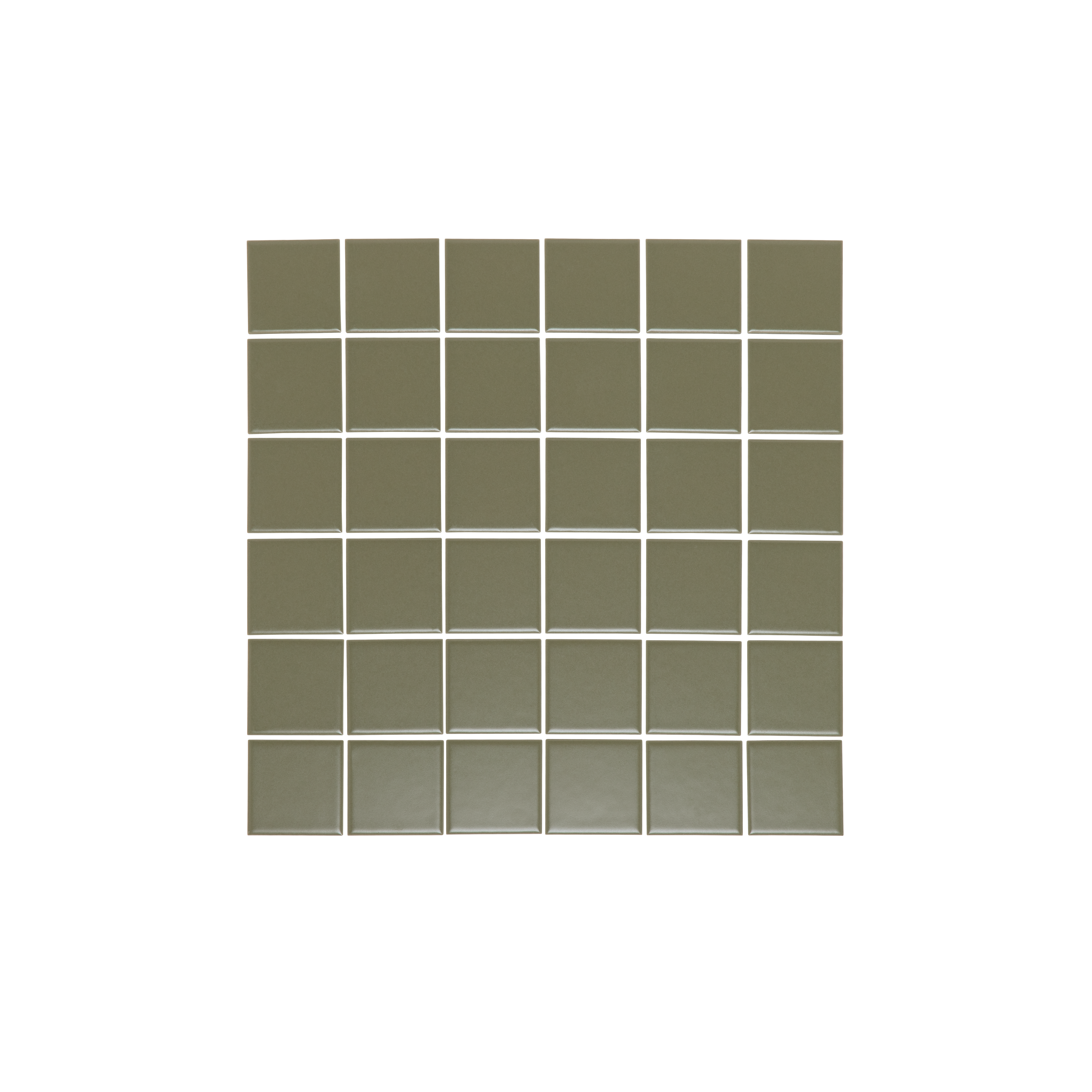 Atami Small Square Mosaic Tile 306x306 OliveGreenpsd