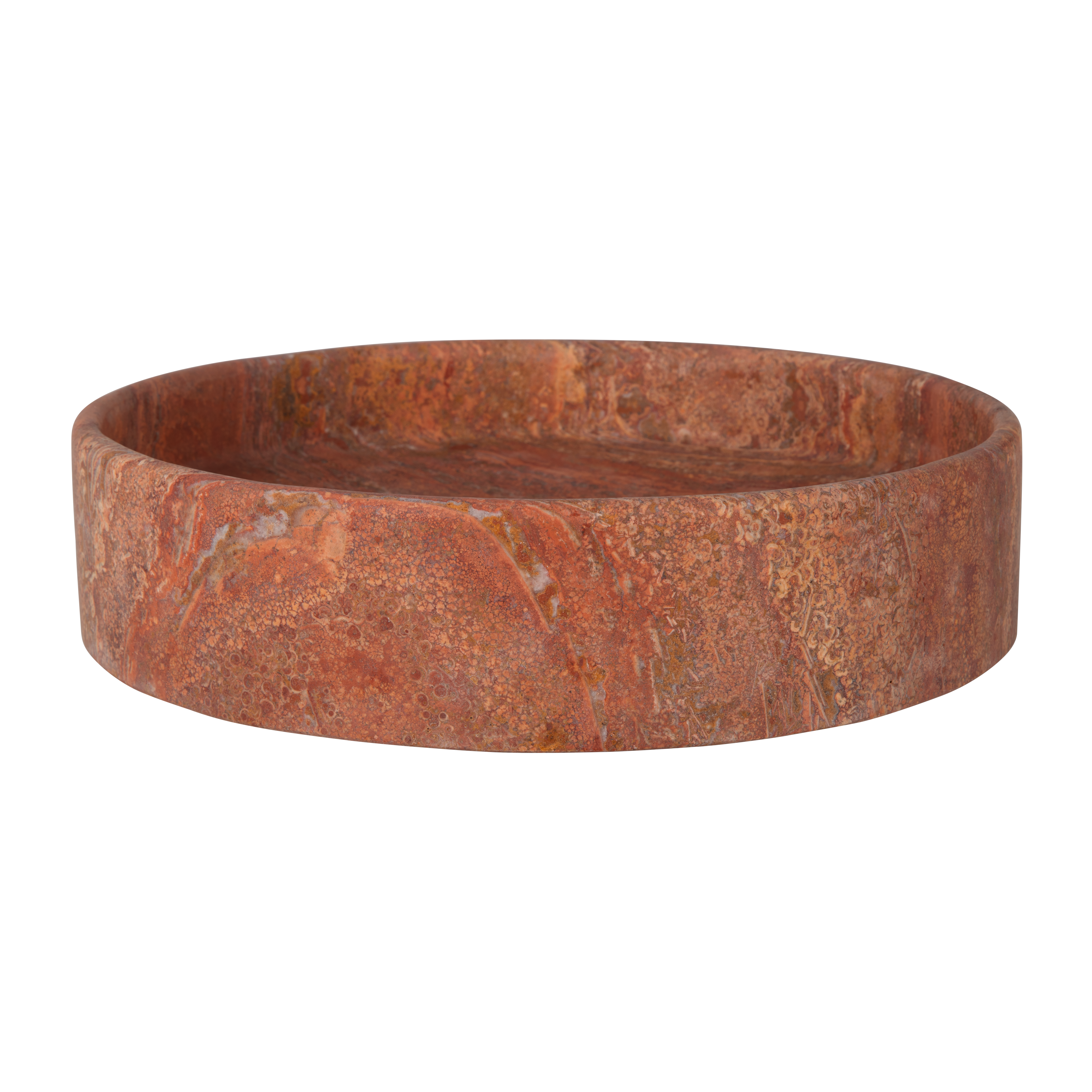 Pedra Round Basin RedTrav Front 2