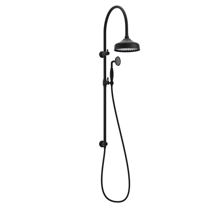 Kingsley Shower Rail Set – Matte Black