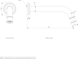 Kingsley Wall Mounted Spout Provincial- GALLERY SPEC-01