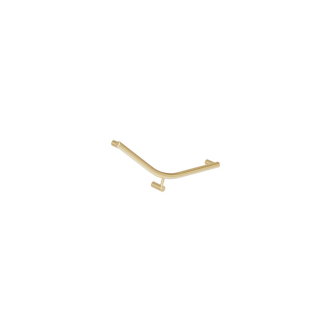 Aliro Ambulant 140° Grab Rail - Brushed Brass