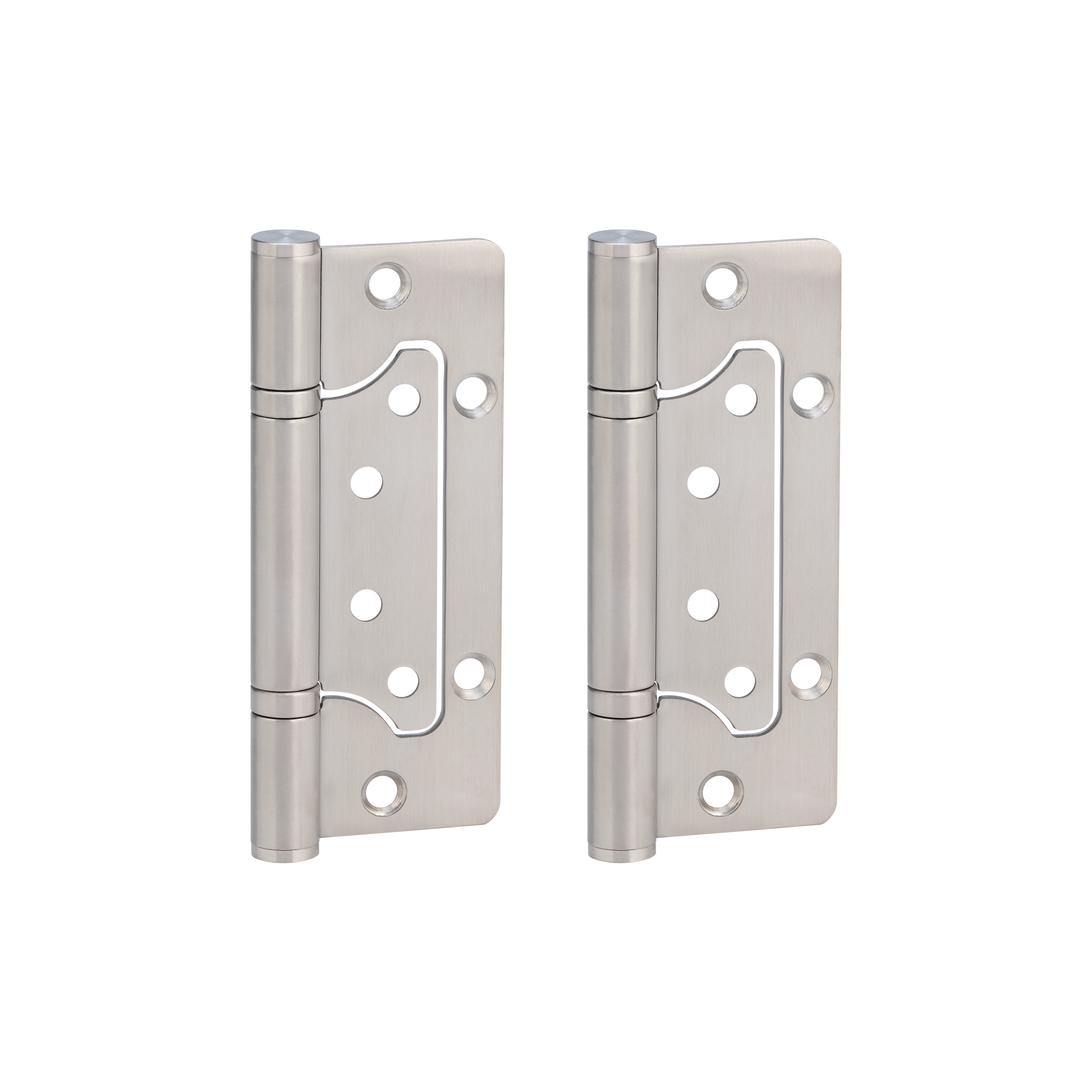 Ellis Flush Door Hinge Pair 130mm - Stainless Steel
