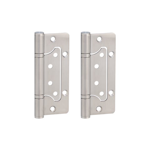 Ellis Flush Door Hinge Pair 130mm - Stainless Steel
