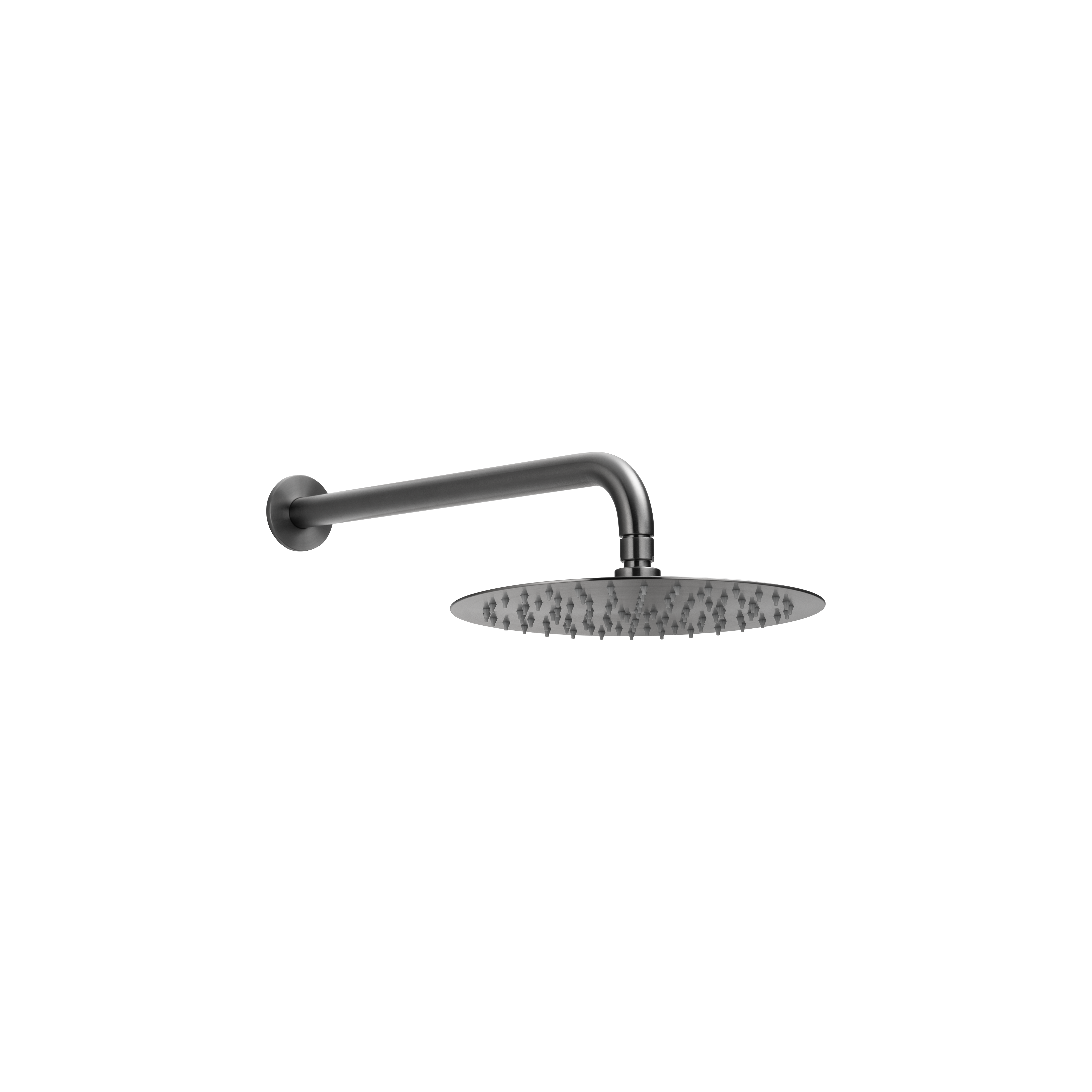 Sola Shower Arm & Head Set - Brushed Gunmetal