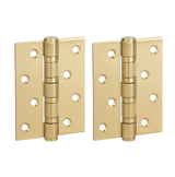 Ellis Butt Hinge Pair BrushedBrass