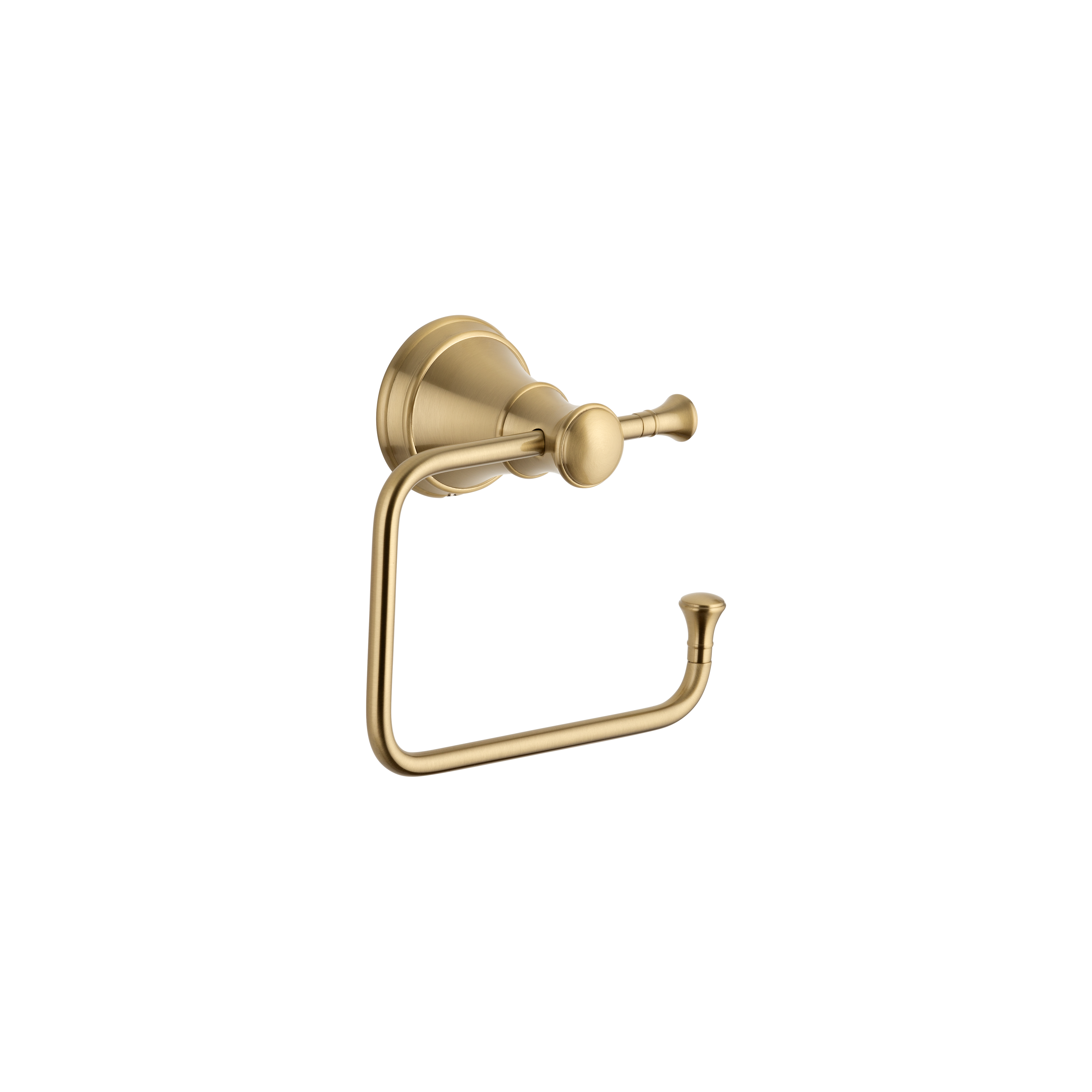 Kingsley Toilet Roll Holder - Brushed Brass