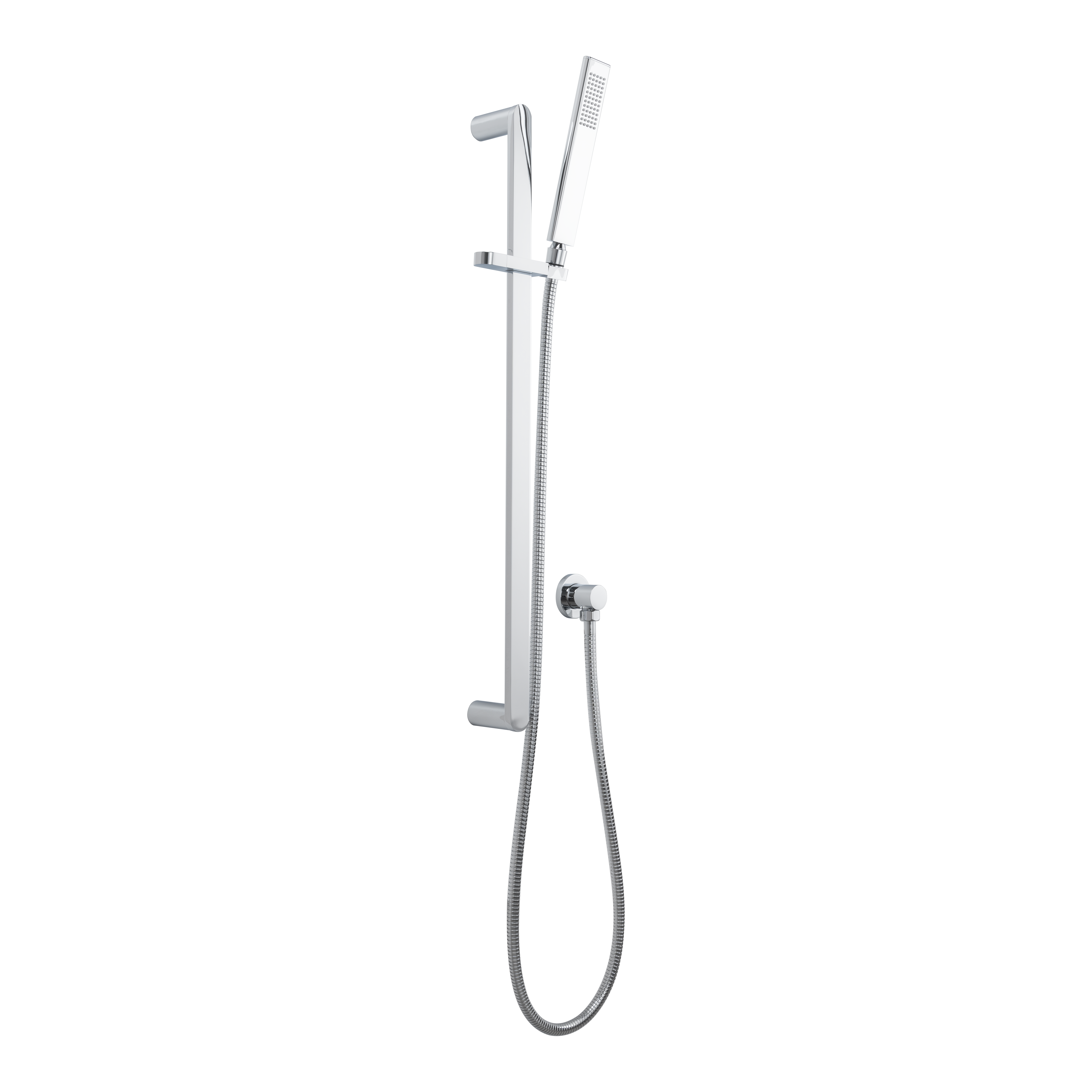 Milani Hand Shower Rail Set - Chrome