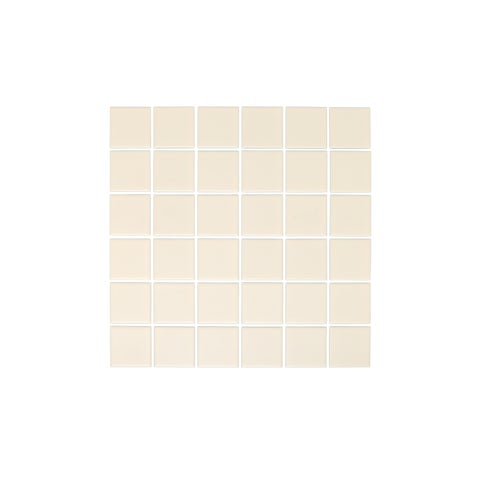Atami Small Square Mosaic Tile - Oat