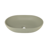 Atelis Oval Concrete Basin SageGreen 2