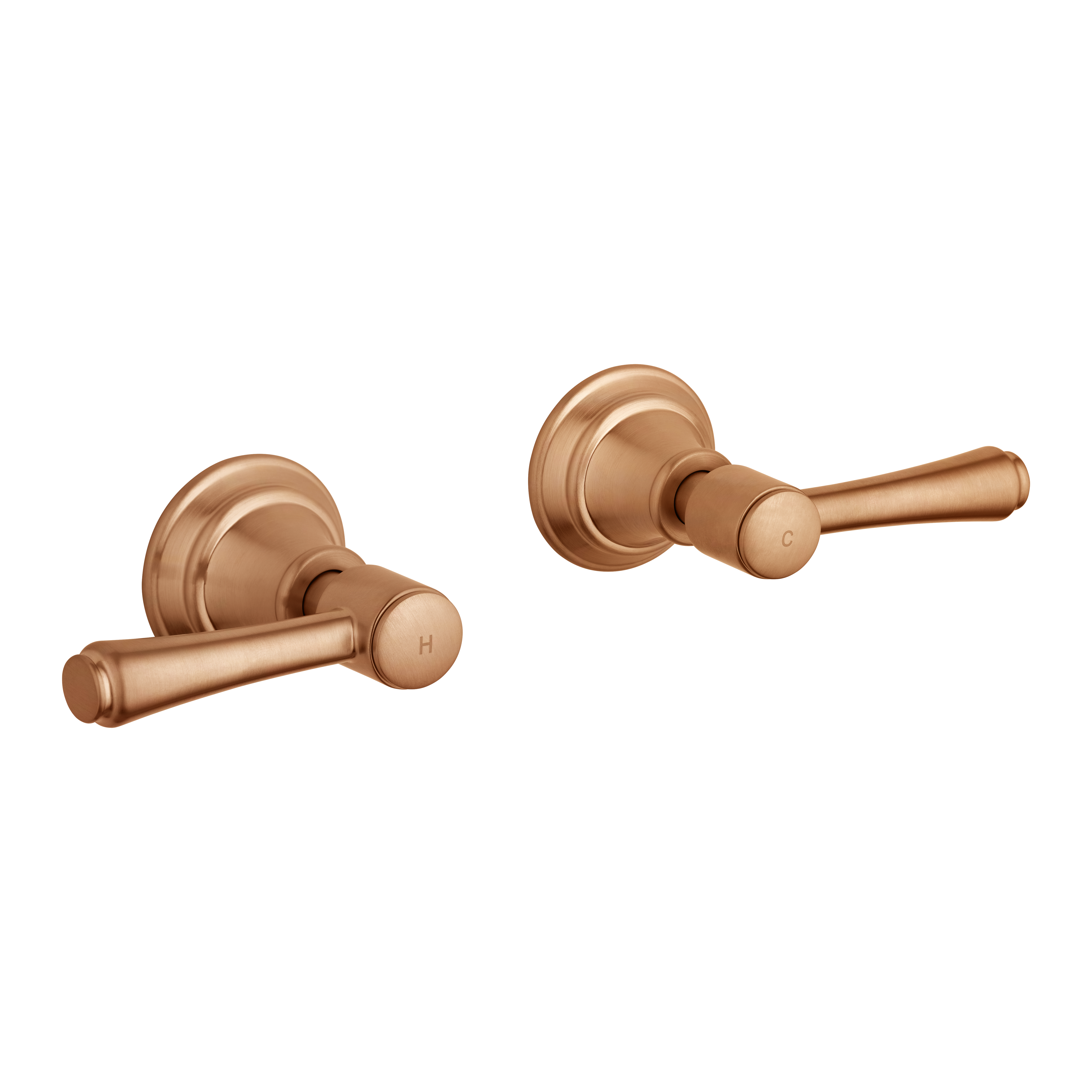 Kingsley Assembly Taps - Brushed Copper