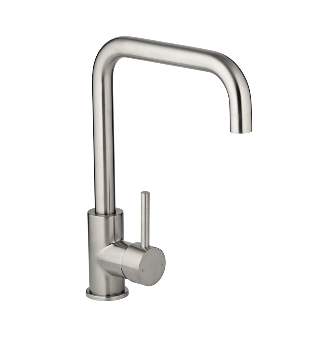 Eden Square Kitchen Mixer - Brushed Nickel - Feature