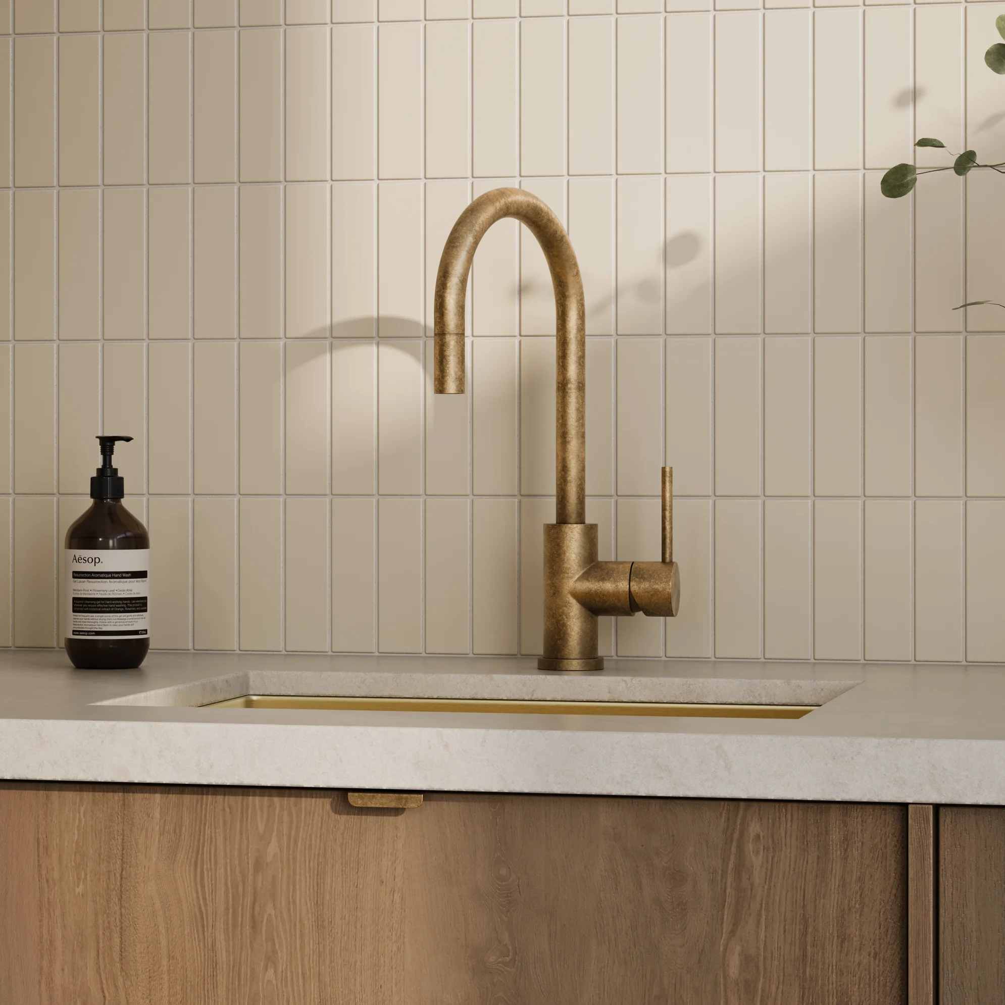 Cabinetry Pulls V2 Rappana Pull 50mm TAB