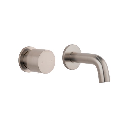 Milani Progressive Mixer & Mini Spout Set - Brushed Nickel