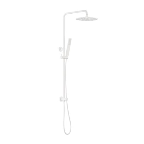 Finley Shower Rail Set - White