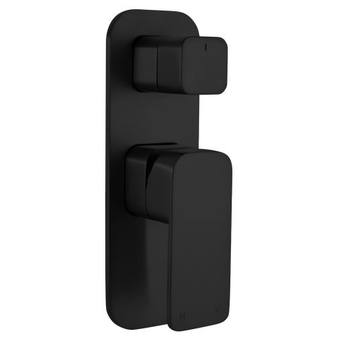 Nesso Shower Top Diverter - Matte Black PVD