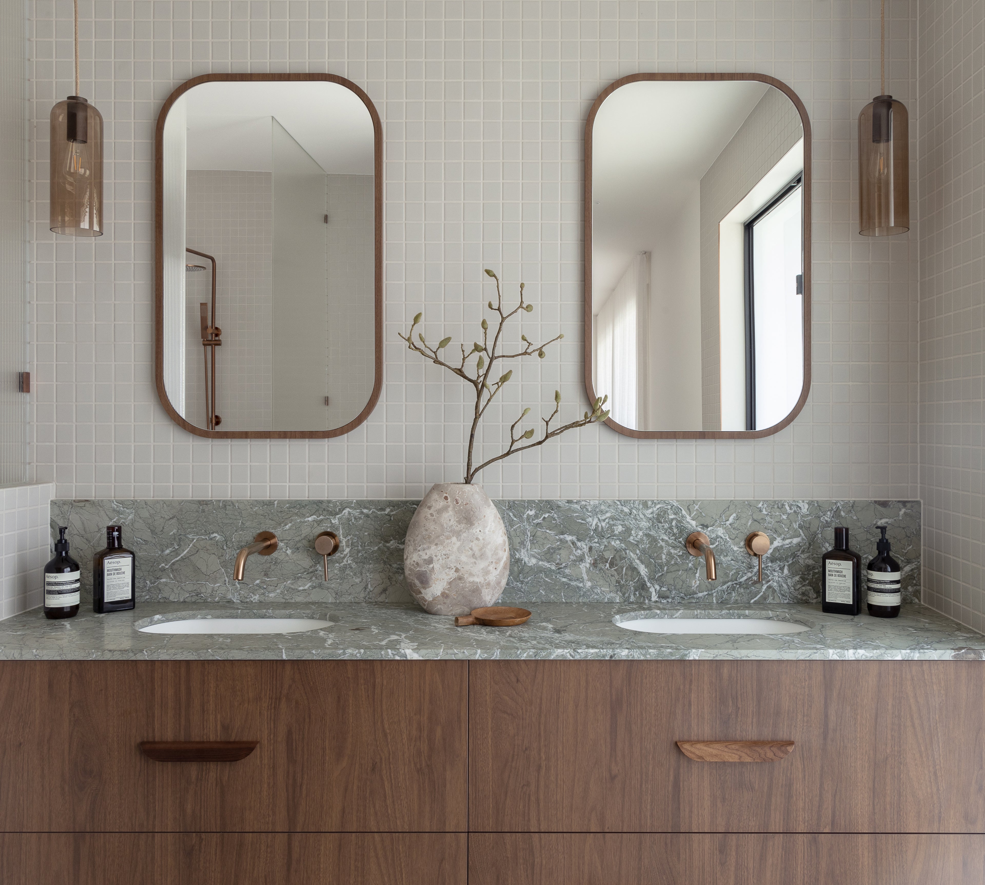 Rumoi Glass Mosaic Pool Tile White Pearl ABI Interiors Rumoi Glass Mosaic Pool Tile White Pearl ABI Interiors