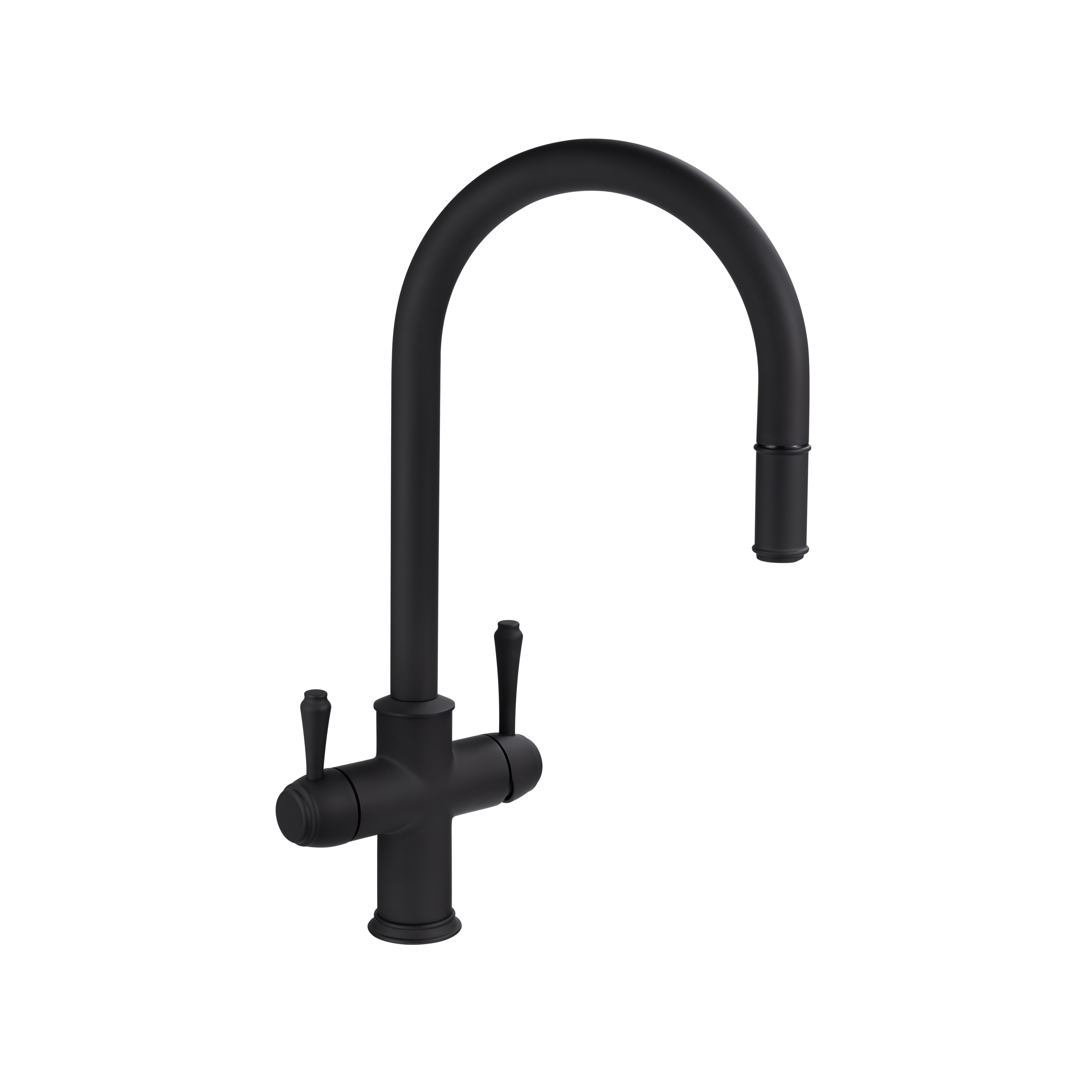 Kingsley 3-Way Pull-Out Filter Tap - Matte Black