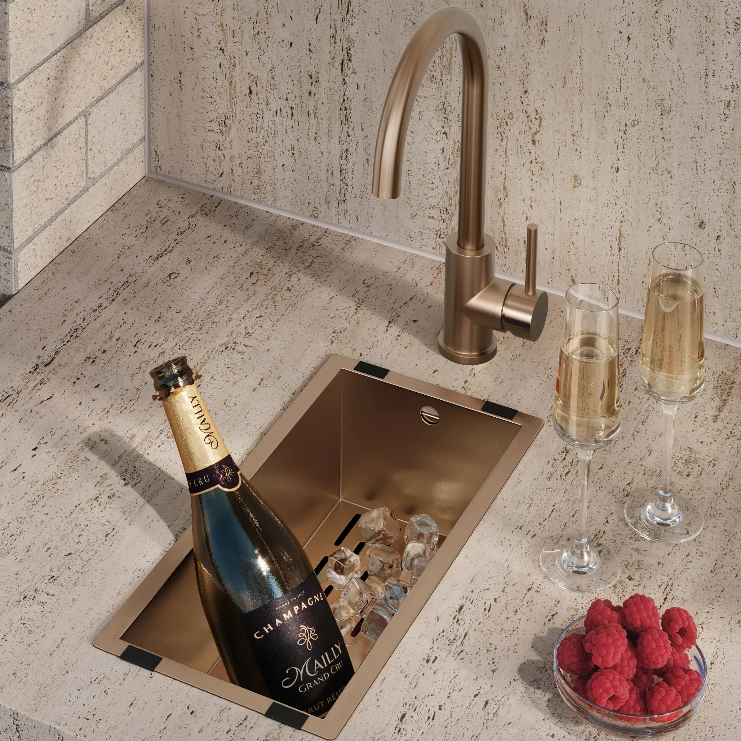 Sola Small Outdoor Sink Colander V2 BC