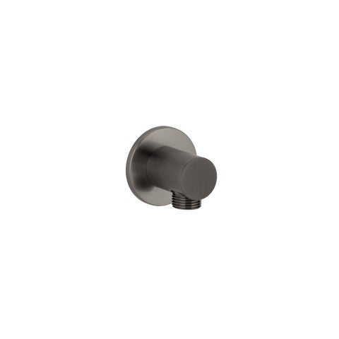 Round Shower BP - Brushed Gunmetal