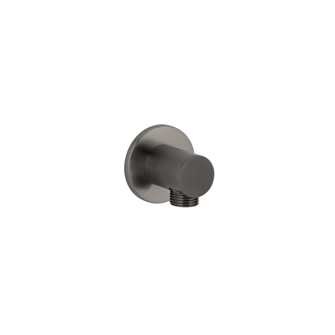 Round Shower BP - Brushed Gunmetal