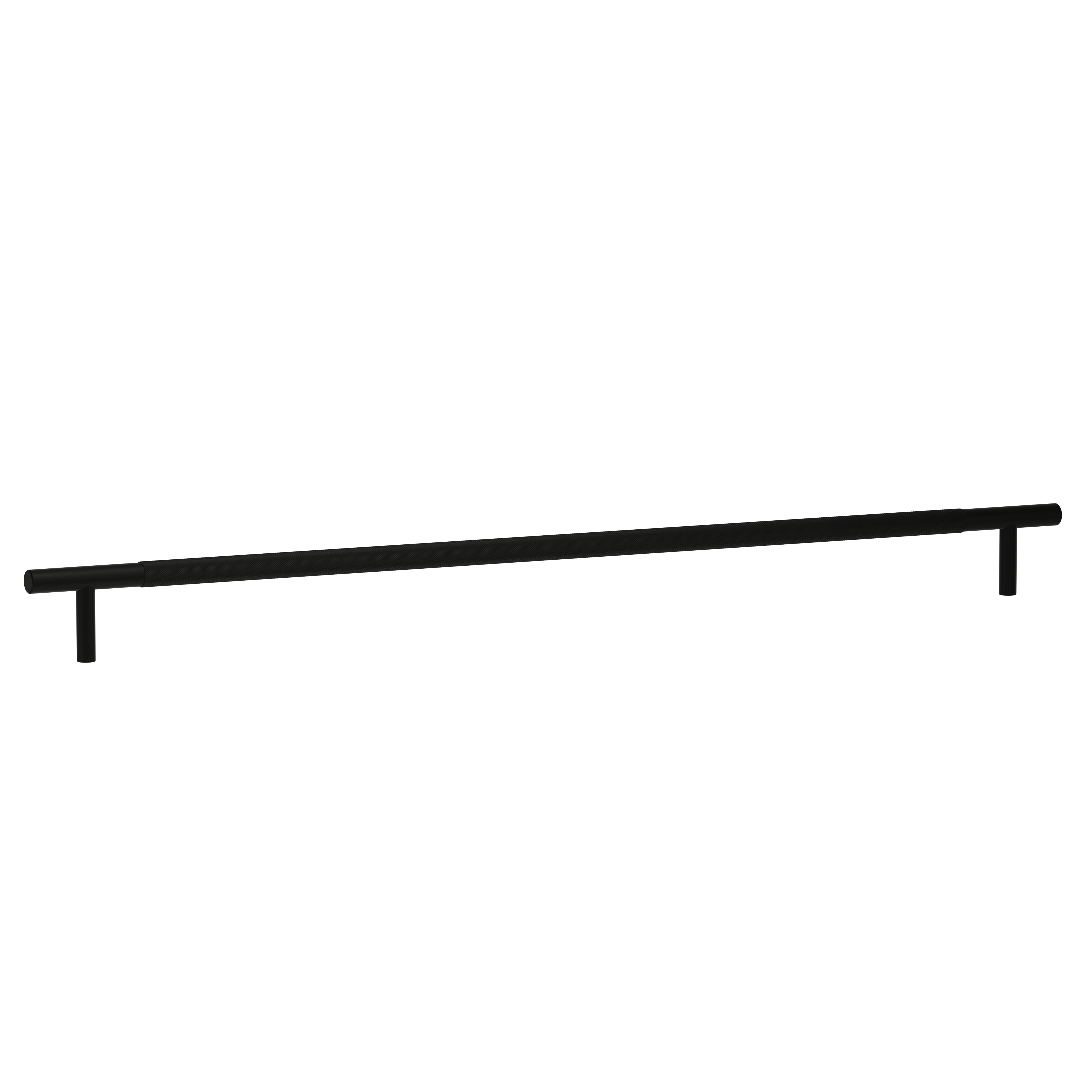 Tezra Textured Cabinetry Pull 500mm – Matte Black