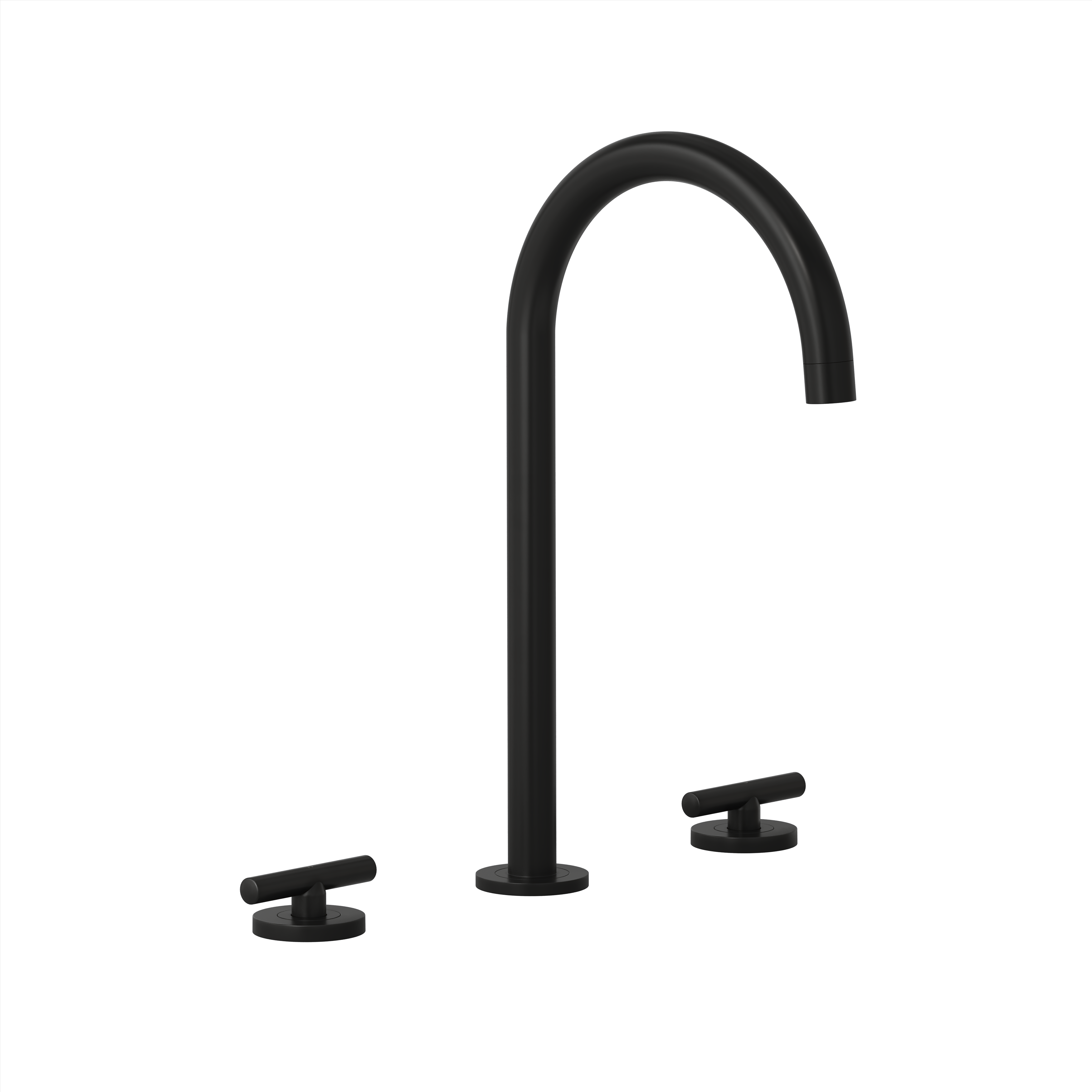 Barre Assembly Bench Mounted Set - Matte Black