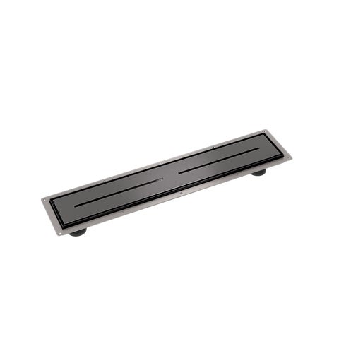 Pixi Tile Insert Shower Channel Waste - 800mm - Brushed Gunmetal