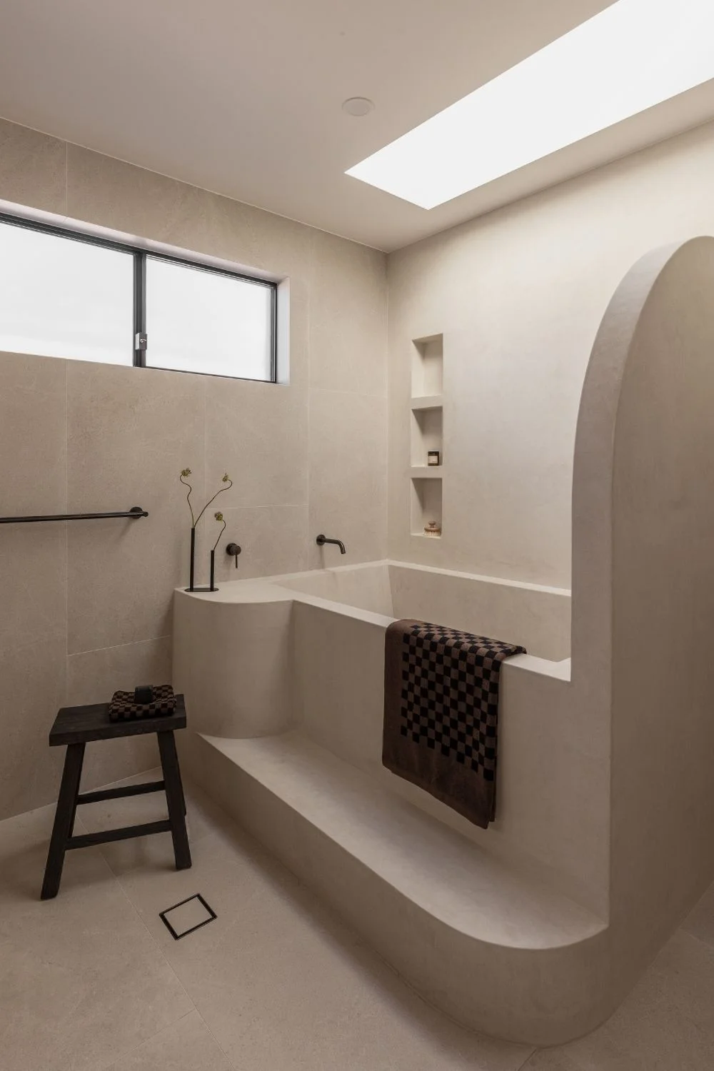 Bathroom Lighting Ideas Microcement Medeterrainian