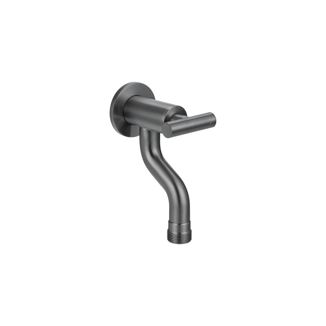 Sola Garden Hose Tap - Brushed Gunmetal
