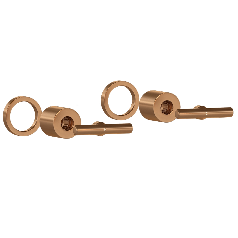 Barre Assembly Handle Kit- Brushed Copper - Feature