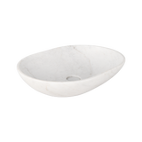 Pedra Oval Basin Carrara Side 1