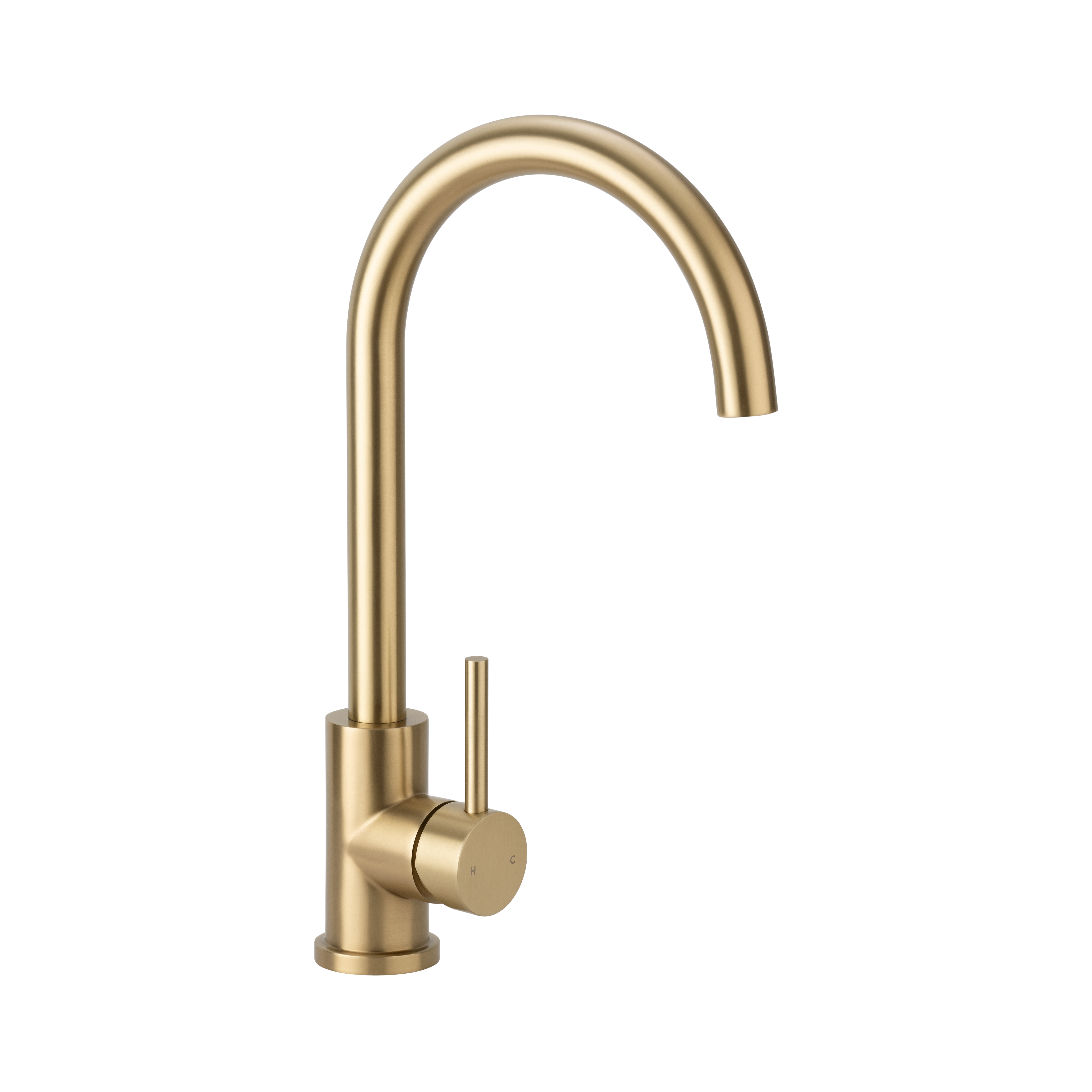 Sola Kitchen Mixer - Brushed Brass