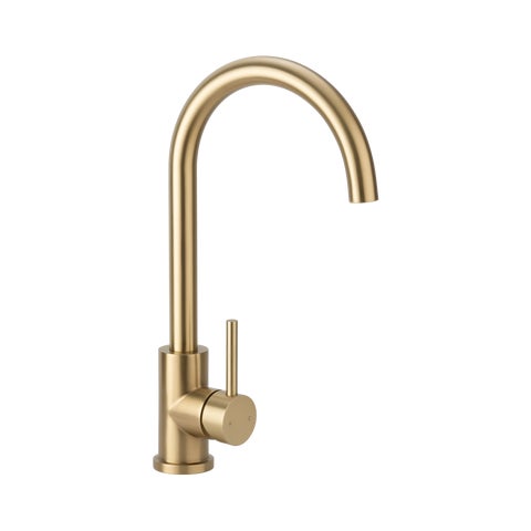 Sola Kitchen Mixer - Brushed Brass