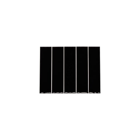 Tropea Natural Edge Subway Tile - Raven Black
