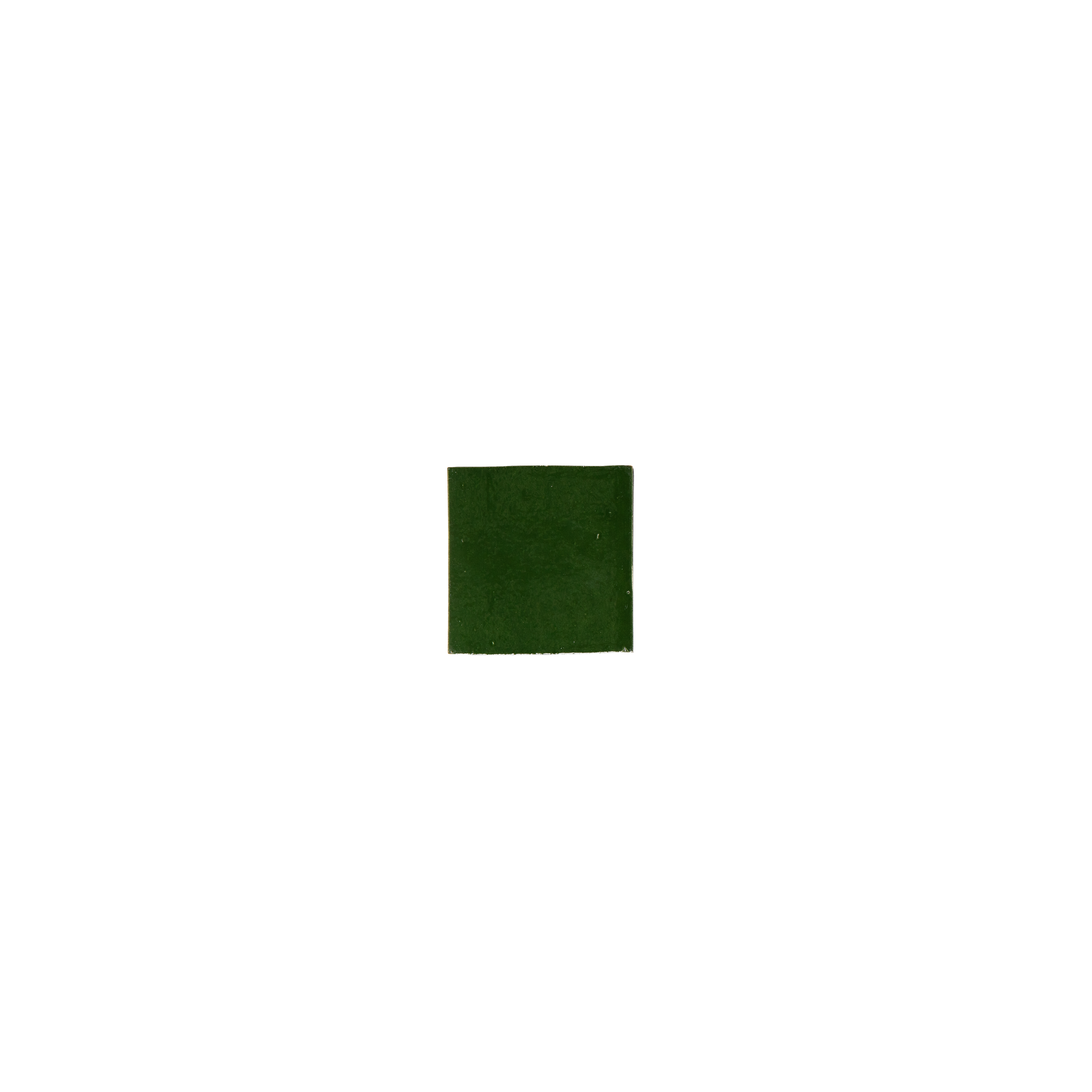 Rommani Handmade Zellige Square Sample Fern