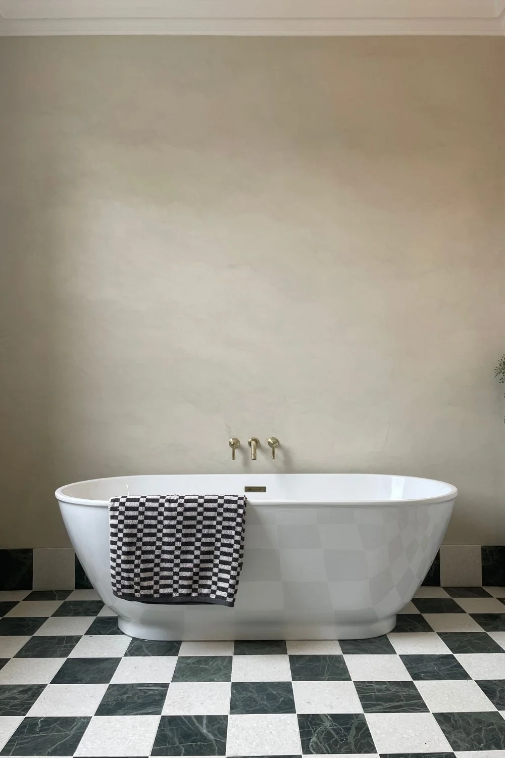 Modern vs Traditional Architecture Checkerboard Tiles