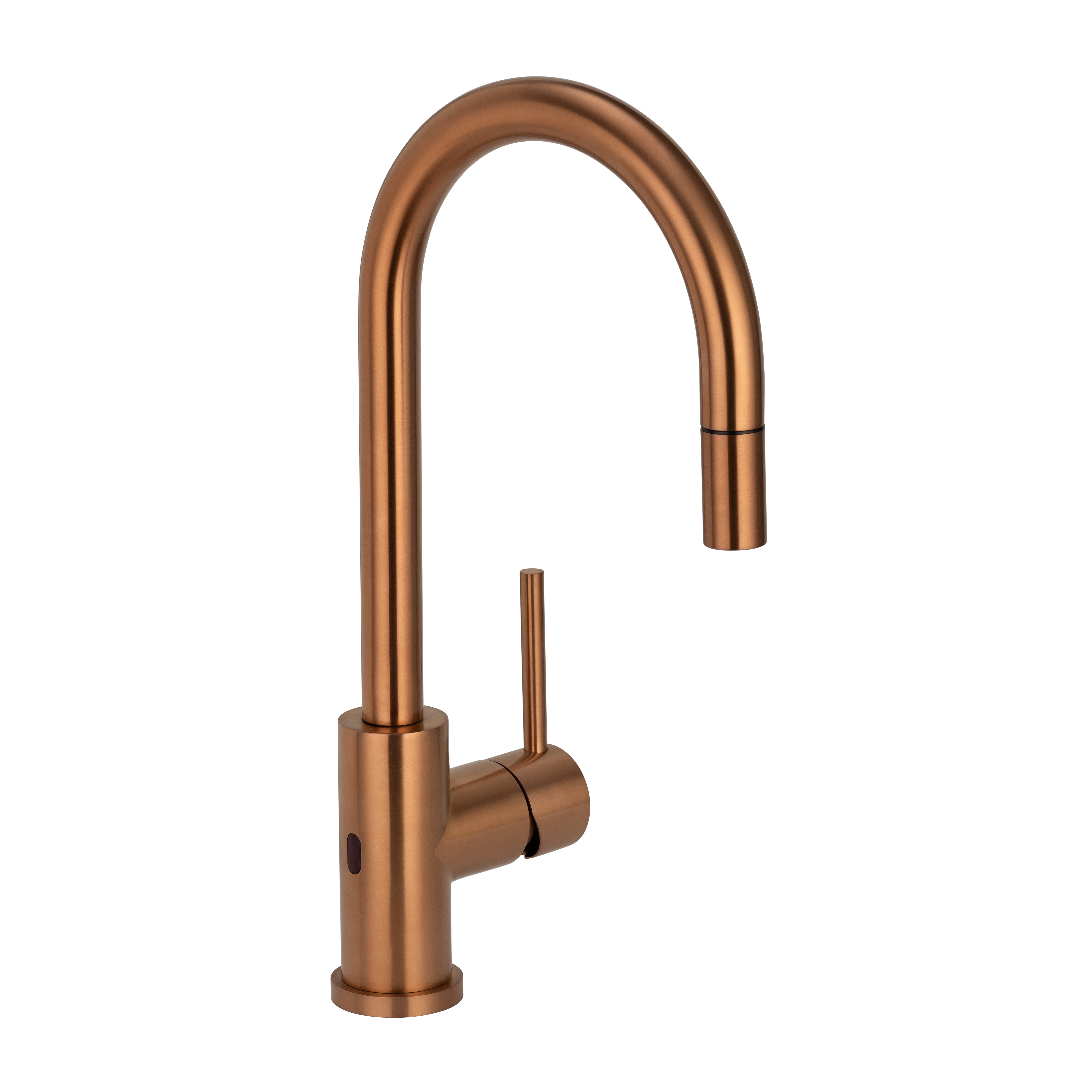 Elysian Sensor Commercial Pull-Out Kitchen Mixer - Brushed Copper