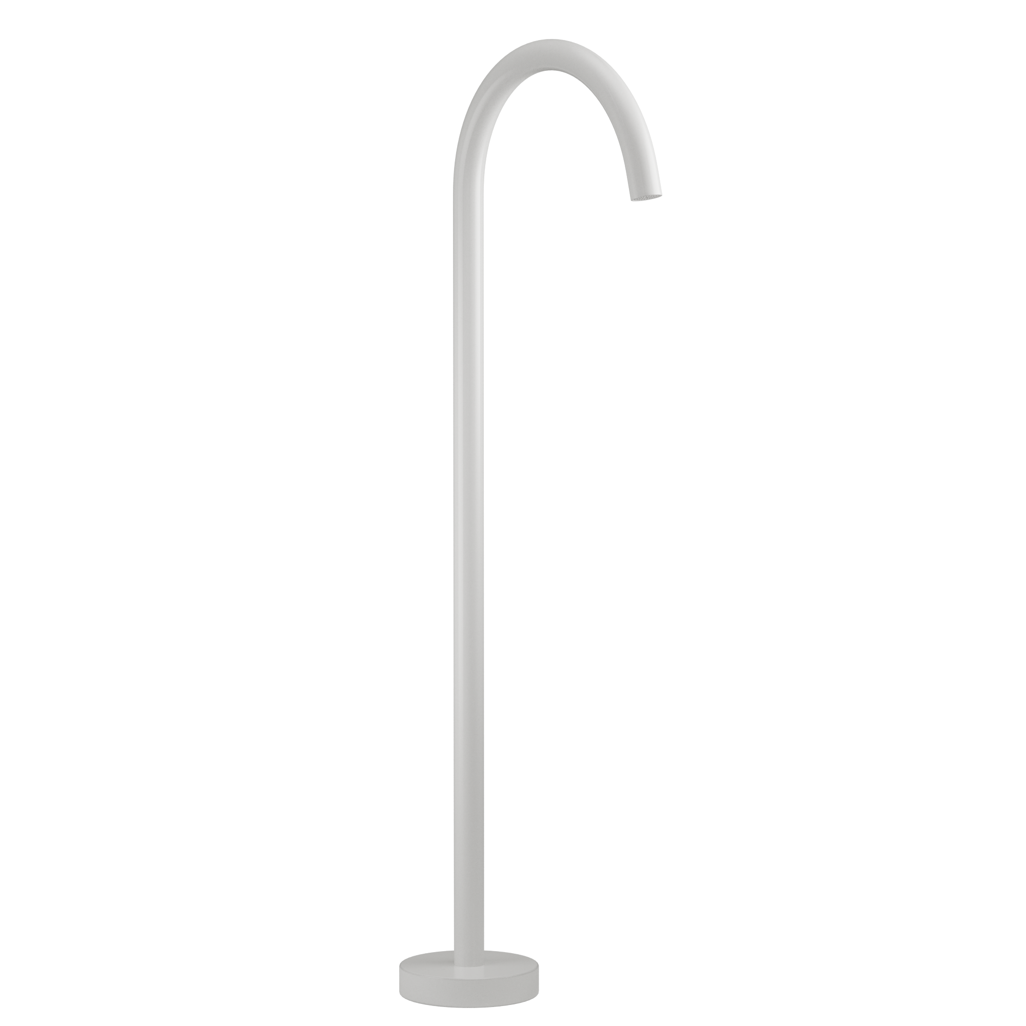 Floor Mounted Bath Filler - White