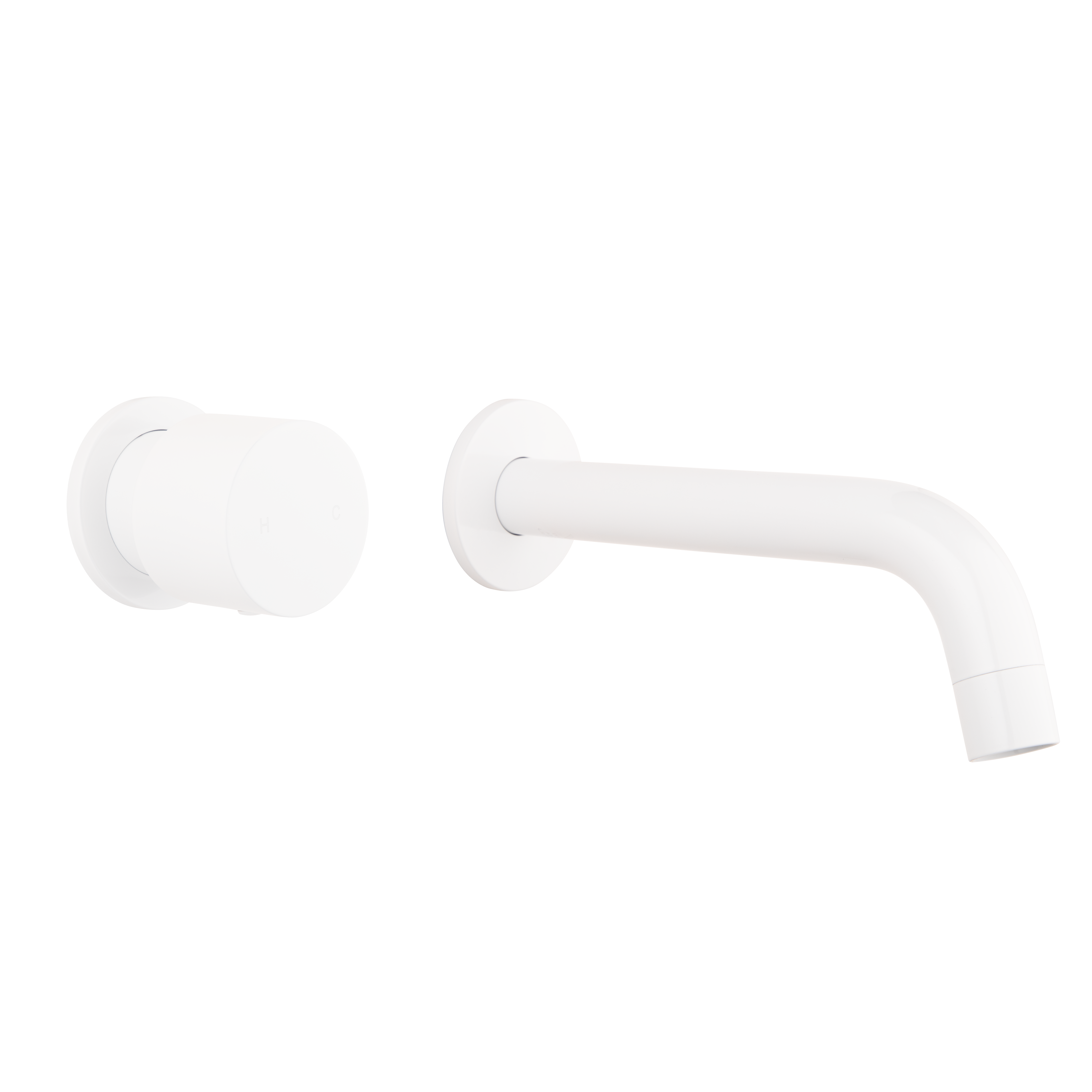 Milani Progressive Mixer Wall Mounted Spout Set WH
