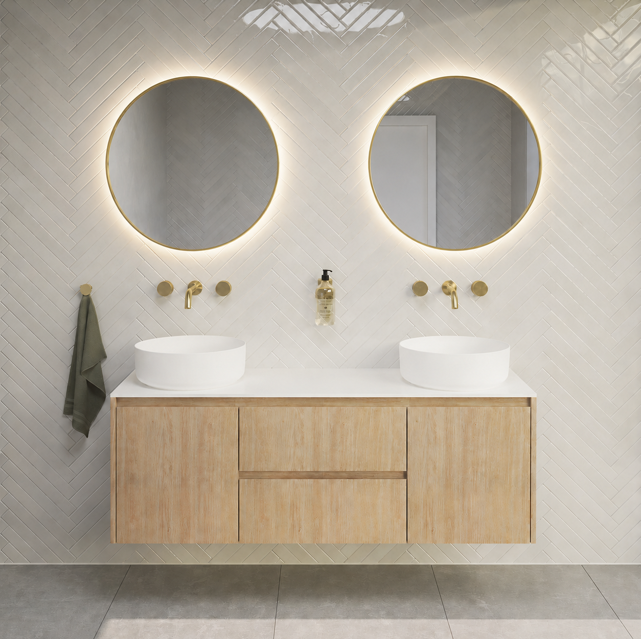 Archer Double Vanity 1428mm web