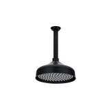 18085-Kingsley-Shower-Dropper-150mm-and-Head-Set Side Matte-Black-1