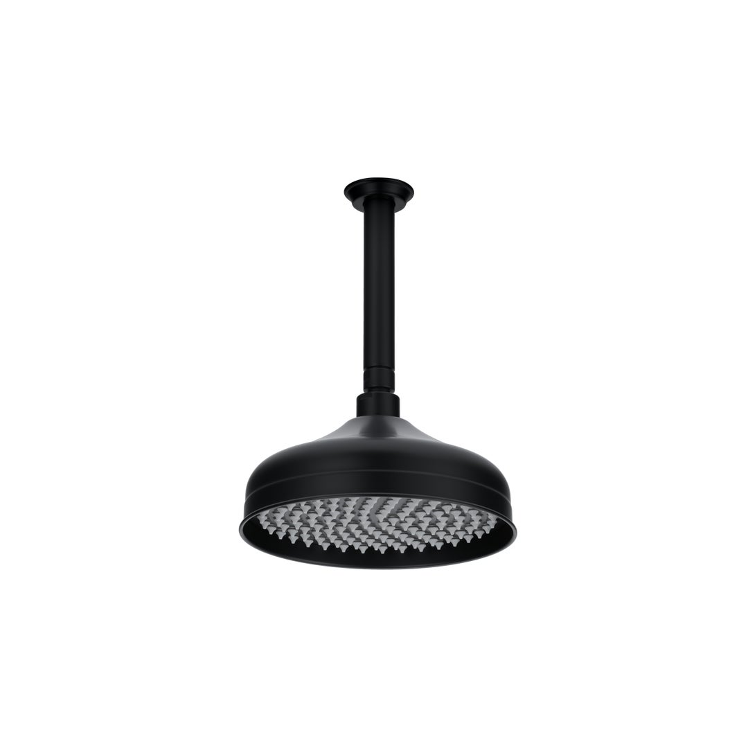 Kingsley Shower Dropper 150mm and Head Set - Matte Black
