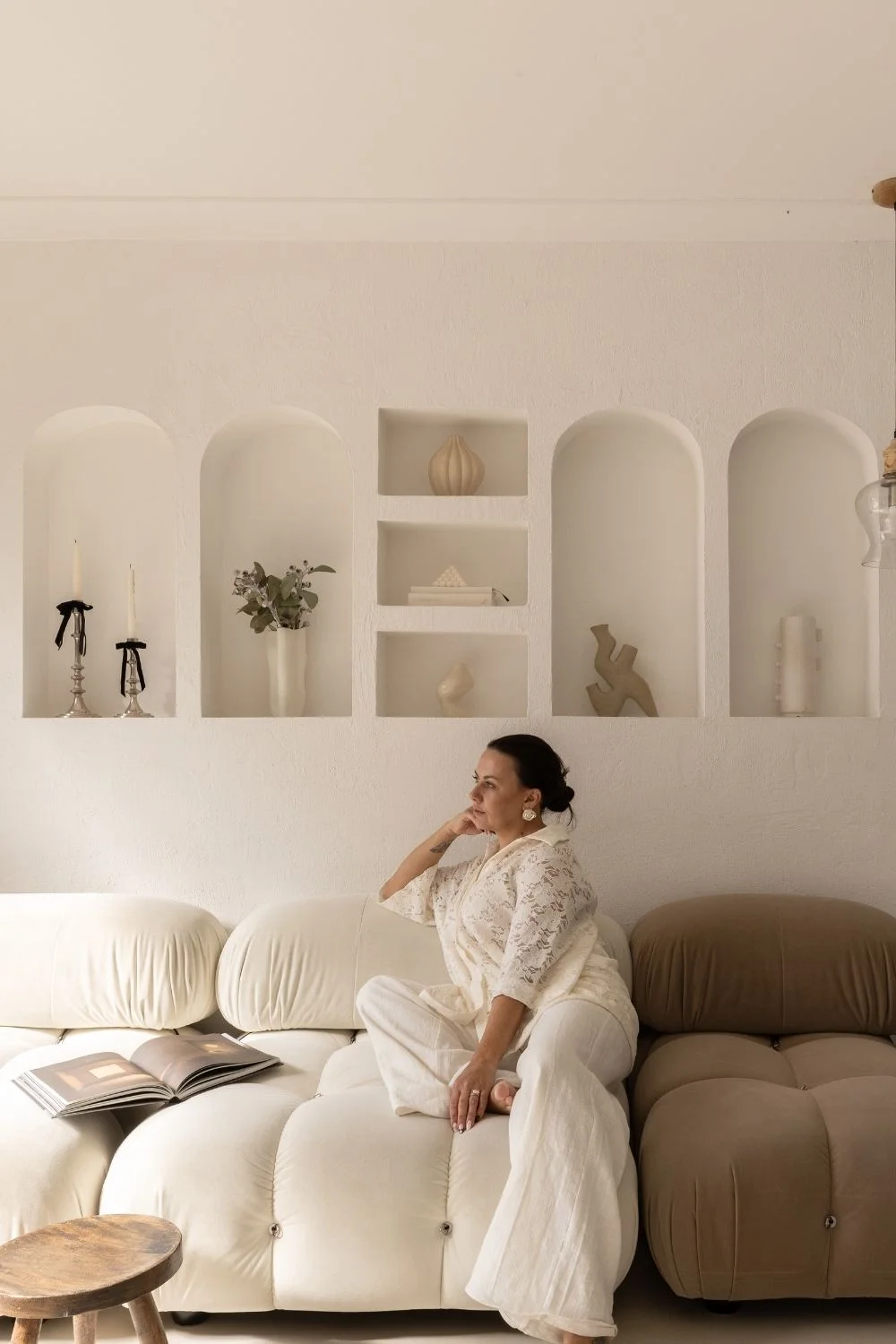 Shelving Ideas Recessed Wall